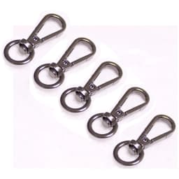 5Pcs 4 Sizes Metal Swivel Trigger Lobster Clasps For Bag Hook Key Chain DIY Zinc Alloy Gold Silver Belt Buckle Bag Accessories