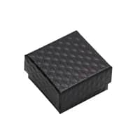 5*5*3cm Jewelry Display Box 48pcs Multi Colors Black Sponge Diamond Patternn Paper Ring /Earrings Box Packaging White Gift Box