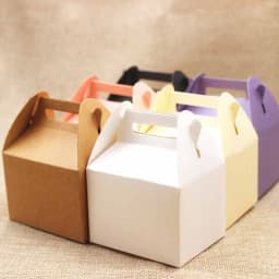 DIY Blank Paper Gift Box. Multi Color Candies/Wedding Favor Display Package Box. Kraft/Pink/Purple Gift Package Box 10 Pcs Per L