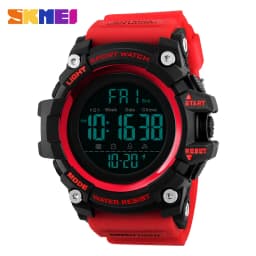 SKMEI Shockproof 2 Time Sport Watch Stopwatch Count Down Mens Digital Watches Waterproof Soft Clock For Male Reloj Hombre 1384