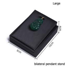 Jewelry Retail Store Black PU Ring Earring Stand Holder Bust Bangle Organzier Set Jewelry Pendant Necklace Chain Chokers Display