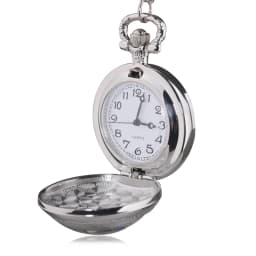 New Arrival Pattern Pocket Watch Necklace Chain Pendant Necklace Quartz Watch Men Women Clock