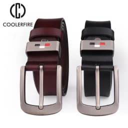 COOLERFIRE New Men Genuine Leather Belts High Quality Vintage Style Male Strap Classic Jeans Leather Belts For Men 051
