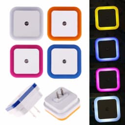 LED night light in plug with sensor control baby lamp 220V EU plug wall socket light Baby Bedroom bedside lamp bulb Backlight