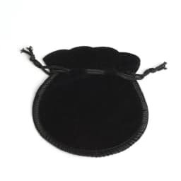 100Pcs Lovely Thin Velvet Pouch Drawstring Jewelry Bag 70*80mm,Party Holiday New Year Christmas Wedding Rings Promotion Gift Bag