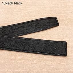2026 WITHOUT BUCKLE 3.2cm 14colors Ciartuar new design for men women belt high quality cowskin genuine leather two sides