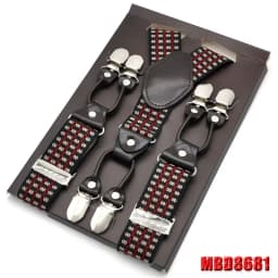 Man's Suspenders Casual Straps Y-Back Shape Men's Trousers Suspensorio Elastic Clips-On Ceinture Suspendue 3.5*120cm