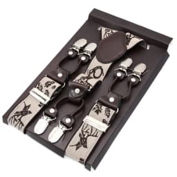 Man's Suspenders Casual Straps Y-Back Shape Men's Trousers Suspensorio Elastic Clips-On Ceinture Suspendue 3.5*120cm