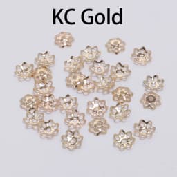 600pcs/Lot 6mm Hollow Flower Cone End Beads Cap Filigree Loose Spacer Beads Caps Cone For DIY Jewelry Finding Making Accessories