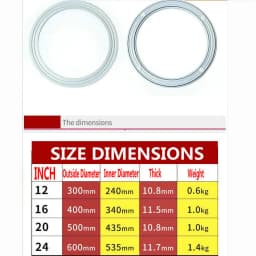 HQ WW01 NEW HEAVY DUTY Cold Rolled Steel Lazy Susan Turntable Dining Table Swivel Plate for WOOD TABLE with Horse Iron Acces