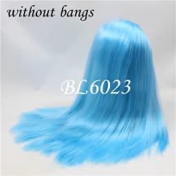 DBS blyth doll icy wig only rbl scalp and dome straight hair for DIY custom doll anime toy white skin tan skin dark skin