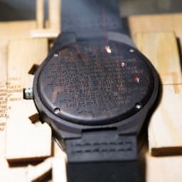 Your Logo is Welcome Logo Custom Engrave on Bamboo Wooden Watches Wood Box Logo Laser Engrave Fee OEM/ODM