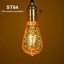 E27 110V 220V 3D Night Light Star Fireworks Effect table Lamp Decoration Bulb bedside Home Room Decor Light Luminaria G80 G125