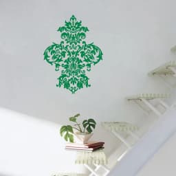 Damask Vinyl Wall Sticker Baroque Style Decals Home Decorative Graphic Mural Decal Door Car Window Laptop Vinyl Stickers Decor