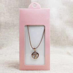 50PCS Multi Color Paper Jewelry Package & Display Box Window Hanger Packing Box with Clear PVC Window for Necklace/Earring