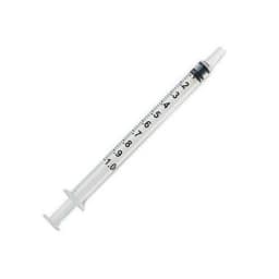 10Pcs 1ml Syringe with 18Ga 1.5'' Blunt Needle and Plastic Needle with Matching Cap For Mixing Liquids Gels Glues
