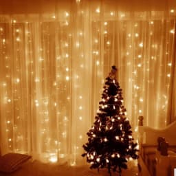 LED Curtain String Lights Christmas Fairy Lights Garland For New Year Home Patio Party Wedding Home Outdoor Decoration