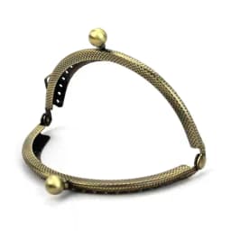 20 Pcs/Lot 8.5 CM Size Double Bead Semicircular Metal Purse Frame Kiss Clasp Clutch DIY Bag Accessory