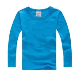 Boys Long Sleeve T Shirts For Children Spring Autumn pure color T-shirt Cotton 1 -15T Kids Clothing Baby Girls Tops Tees Clothes