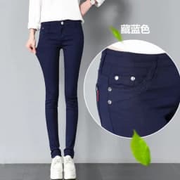Spring Women's Oversize 34 White Pencil Pants Casual Cotton Leggings Trousers Office Slim Pantalones Elegant Stretch Sweatpant