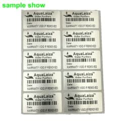 100pcs Customized Printed Tamper Proof Warranty Void Labels Stickers Seals Waterproof Support French Russian Spanish Languages