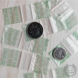 1" x 1" 5Mil Colored Pink Baggies 100pcs Mini Zip lock bags 1010 Clear Plastic Bags Y028