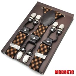 Man's Suspenders Casual Straps Y-Back Shape Men's Trousers Suspensorio Elastic Clips-On Ceinture Suspendue 3.5*120cm