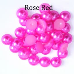 2/3/4/5/6/8/10/12/14mm Imitation Pearl ABS Plastic Half Round Loose Bead for DIY Jewelry Making Accessories Nail Art Crafts