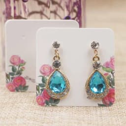 100pcs DIY Blank Stud/Drop Earring Packing Card White/Kraft/Black Cardboard Small Cute Earring Products Package Card 5*5cm