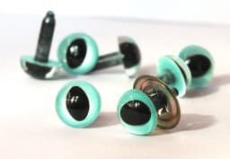 40pcs 7.5mm-12mm mixed size mixed color cat toy eyes can choose