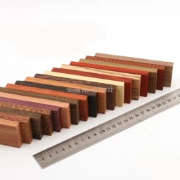 1piece Blanks Wood for DIY Knife Handle Patch Material DIY Wooden Handicraft Material 120x40x10mm