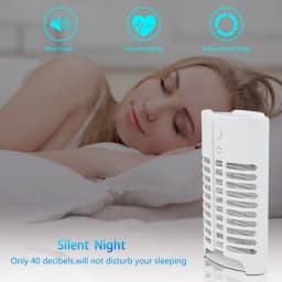 Indoor Bug Zapper Flying Insect Killer Using Unique UV Light Trap Technology & Sensor | Electronic Fly Repeller/Repellent