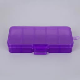 Cheap 10 cells Plastic lots Adjustable Jewelry Storage Box Case Craft Organizer Ring Earring Beads Pills Container for Display
