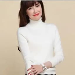 Cashmere Pullover Turtleneck Sweater Women 2026 Autumn Winter Clothes Female Jumper Pull Femme Hiver Basic Warm Knitted Sweaters