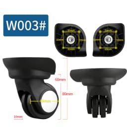 Luggage Replacement Wheels Suitcase on Wheels Replacement 14-30 Inch Luggage Accessories Silent Wheels for A  Luggage Casters