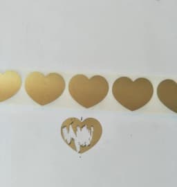 1000pc/Roll 30*35mm Gold Or Silver Love Heart Scratch Off Stickers,Secret Message/Wedding/Lovers Game Scratching Label Sticker