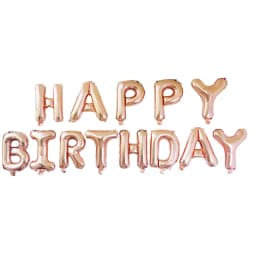 16 inch Letters HAPPY BIRTHDAY Foil Balloons Happy Birthday Party Decoration Kids Alphabet Air Balloons Baby Shower Supplies