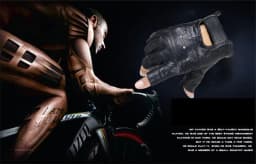 WarBLade Men Genuine Leather Gloves High Quality Slip-resistant Luvas Half Finger Sheep Leather Fingerless Gloves gants moto