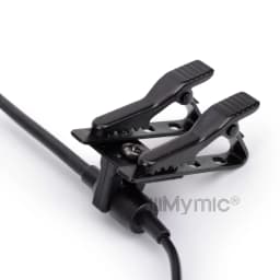 Adjust the Angle !! Lavalier Lapel Condenser Microphone Metal Double Clip 3 Pin Mic for AKG Wireless Transmitter 3Pin XLR TA3F