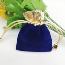 High Quality 100pcs Drawstring Velvet Jewelry Gift Package Bags & Pouches Phnom Penh Gold Bead Display Packaging Gift Bags