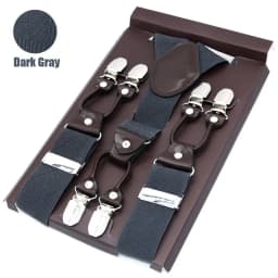 Man's Suspenders Casual Straps Y-Back Shape Men's Trousers Suspensorio Elastic Clips-On Ceinture Suspendue 3.5*120cm