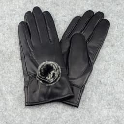 Women Winter Genuine Leather Gloves With wool lined Warm Ladies 2019 Thick Real Leather Glove Black Female New 2018 Hot Selling