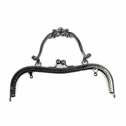 1 Piece 20.5 CM Plum Blossom Flower Pattern Vintage Metal Purse Frame Kiss Clasp Handle Bag Accessories