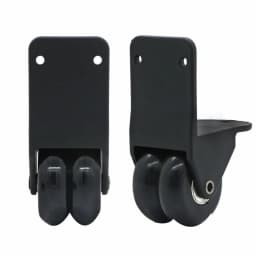 2pc Replacement Luggage Wheel Double Row Roller Load Bearing Directional Suitcase Mute Wheel DIY Parts for Office Outdoor Travel