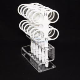 RRSH-6 Optometry Flippers Rack Set 6 Holes Crystal Clear Acrylic 6 mm Thickness (Rack Set Not Included)