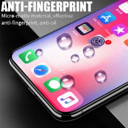 2Pcs Anti Blue Ray Fingerprint Matte Tempered Glass for iPhone X XS XR 11 12 13 mini 14 15 16e 16 Pro Max Plus Screen Protector