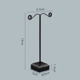 Wholesale Black Clear Acrylic Stud Earring Jewelry Display Rack Stand Organizer Bouches Ornament Holder Hook Hanger Counter Case