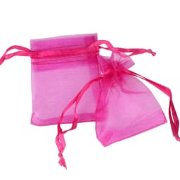 50pcs 5x7CM Colorful Decoration Drawstring Packaging Pouches&Bag Small Organza Bags Jewelry For Gift Engagement Color Selection