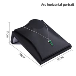 Jewelry Retail Store Black PU Ring Earring Stand Holder Bust Bangle Organzier Set Jewelry Pendant Necklace Chain Chokers Display