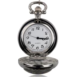 New Arrival Pattern Pocket Watch Necklace Chain Pendant Necklace Quartz Watch Men Women Clock